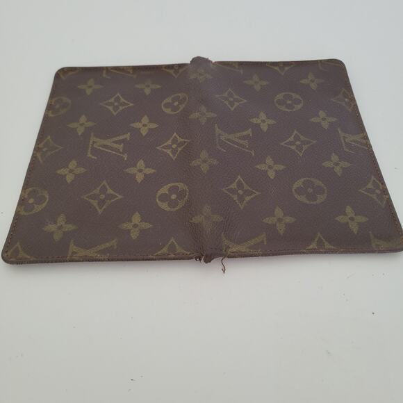 Louis Vuitton Bifold Wallet ID Holder Monogram Leather Fair Vintage 6x4 Medium - Picture 5 of 9
